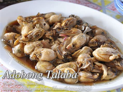 Adobong Talaba (Oysters Adobo) Panlasang Pinoy Meaty Recipes