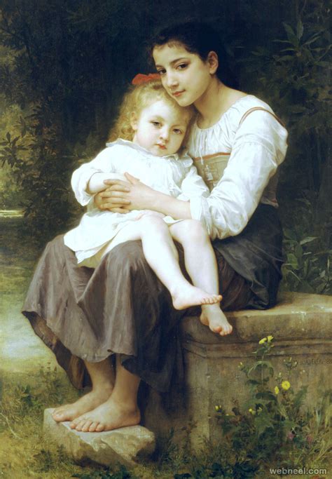 Oct 14, 2023 · Born in 1825 in La Rochelle, France the artist William-Adolphe Bouguereau was a French academic painter. An accomplished painter who won many awards, Bouguereau was very much a conservative artist and Academic painter. This led to him producing convincing genre paintings as well as those with mythological themes. .