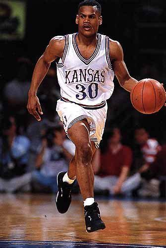 Adonis jordan. On Roy's first KU team Patrick Richey, Adonis Jordan and Richard Scott could not visit campus because of recruiting violations by Larry Brown, so they committed sight unseen. From 1990 to 1999 Kansas compiled a 286-60 record, giving them both the most wins and best winning percentage of any team in that decade. 