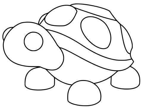 Adopt Me Coloring Pages Turtle Adopt Me Coloring Pages 1nza Coloring
