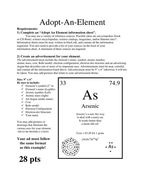 Adopt an element