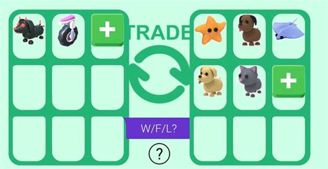 You will find the Adopt Me! Trading Values Win Fair Lose Tool on AdoptMeTradingValues.com. Using this tool, you can quickly check if your Adopt Me! value trade is a far win or an unfair loss. This is exactly what you are looking for. The steps for using the Adopt Me Trading Values Win Fair Lose Tool are pretty straightforward. Click on the plus .... 