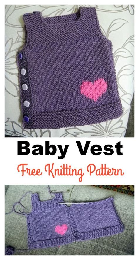 Adorable Baby Vest Free Knitting Pattern