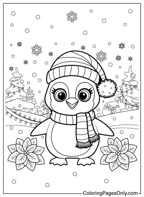 Adorable Christmas Coloring Pages