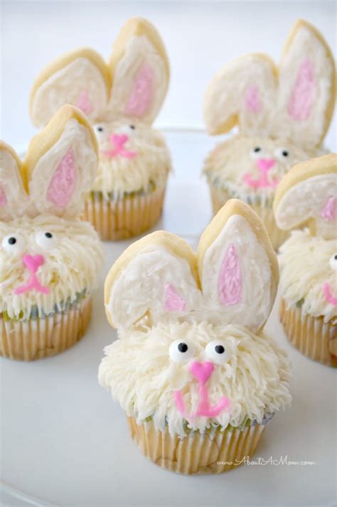 Adorable and Oh-So Easy Bunny Cupcakes - About a Mom