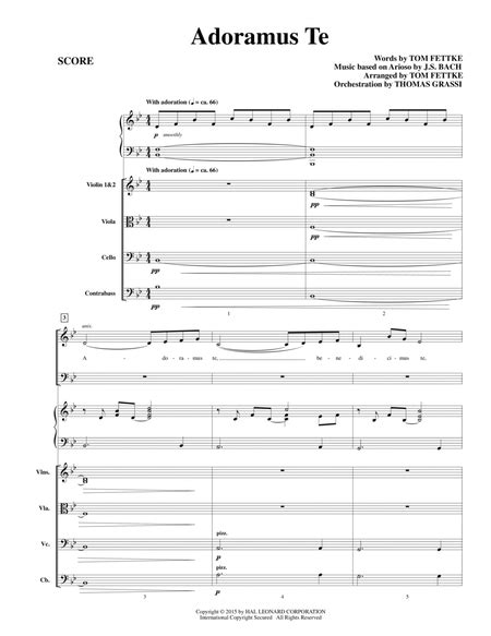 Adoramus Choir Full Score