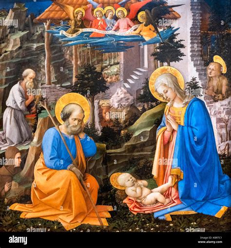 Adoration of the Child with Saint Joseph, Saint John …