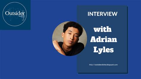 Adrian Lyles Interview