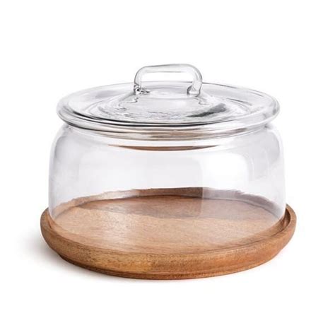 Adrien tray with Cloche Tray, Wood glass, Cloches - Pinterest