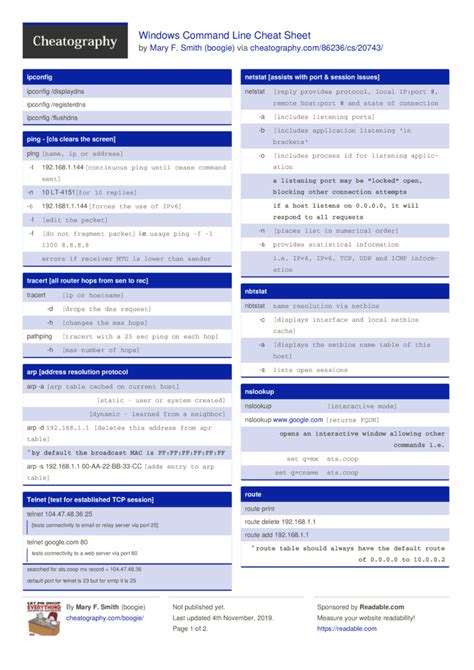 Adsresponsive Txt Windows Command Prompt Cheat Sheet Excellent Results