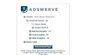 Adswerve chrome extension.  The dataLayer Inspector+ is a Chrome extensi...