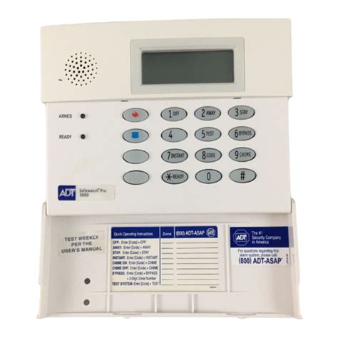 The default Installer Code for all Honeywell/Ademco alarm panels (hardwired and wireless) is 4112. ... Had no problem resetting the Installer Code on an ADT panel (Safewatch pro 3000). Thought maybe ADT had locked me out since 6321 didnt work but was able to easily change it to 4112 which is easy to remember since its the real default code ...