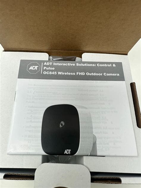 ADT Interactive Solutions: Control & Pulse OC845 Wireless FHD Outdoor Camera Quick Installation Guide ADT OC845 FHD Outdoor Camera Quick Installation Guide Table of ….
