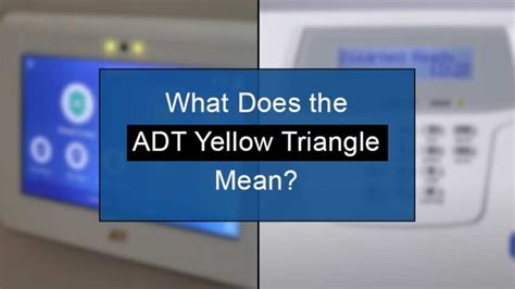 Adt yellow light. &rdquo; This condition can mean several&hellip; Continue reading What...