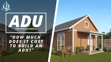 Adu cost. Jan 31, 2022 · The average cost to build an ADU on your property is about $82,500 but ranges from $40,000 to $125,000 or more, depending on the size of the unit, whether it’s a new structure or a remodeling and the materials used for the unit. 