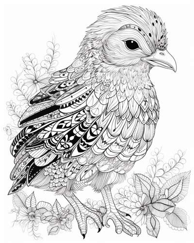 Digital Coloring Book For Adults