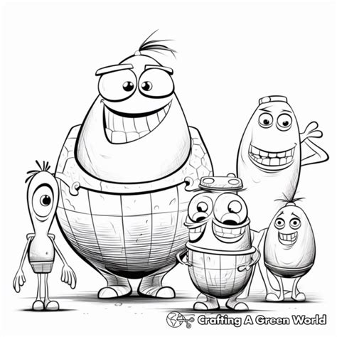 Adult Character Coloring Pages