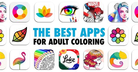 Adult Coloring Books Apps