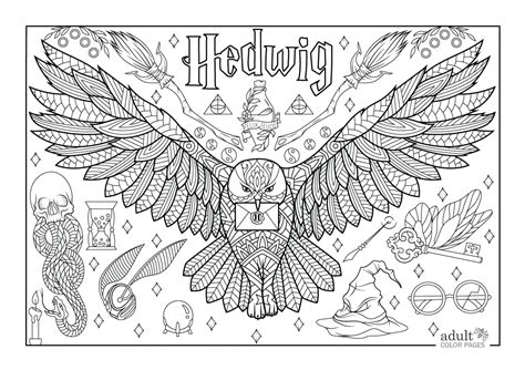 Adult Coloring Books Harry Potter