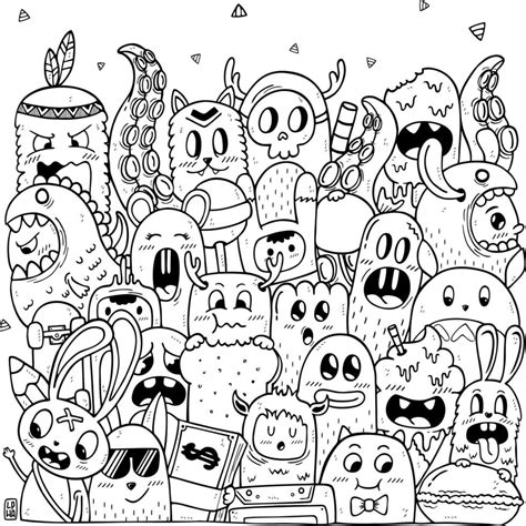 Adult Coloring Doodle