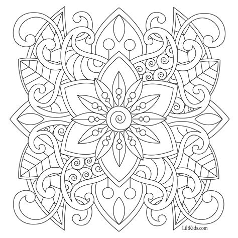 Adult Coloring Pages Simple