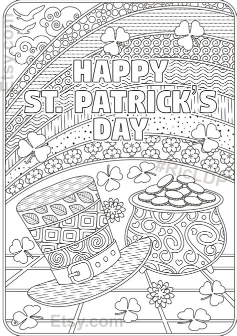 Adult Coloring Pages St Patricks Day