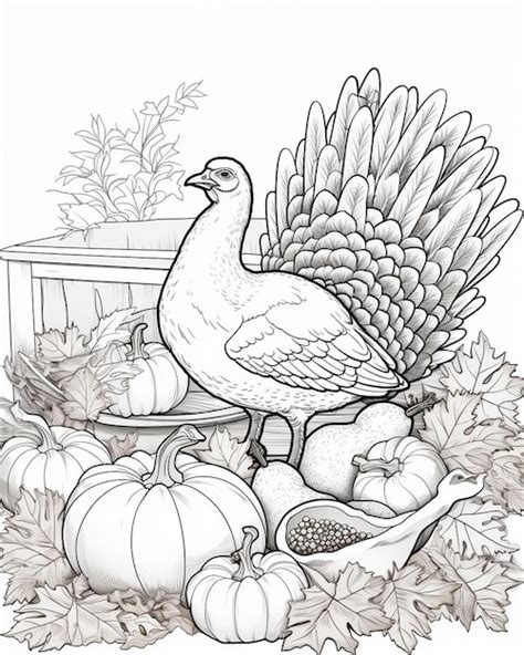 Adult Coloring Thanksgiving Pages