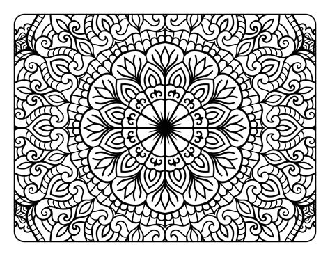 Adult Mandala Coloring Book