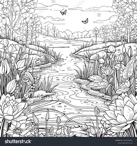 Adult Nature Coloring Pages