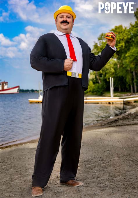 Adult Plus Size Wimpy Popeye Costume