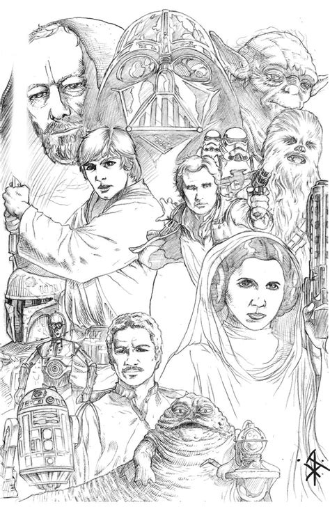 Adult Star Wars Coloring Pages