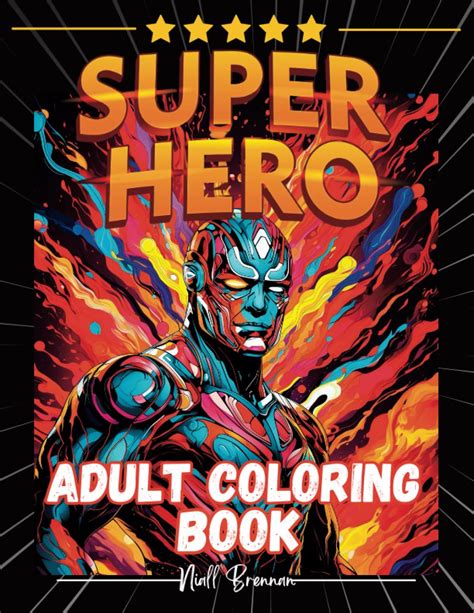 Adult Superhero Coloring Books
