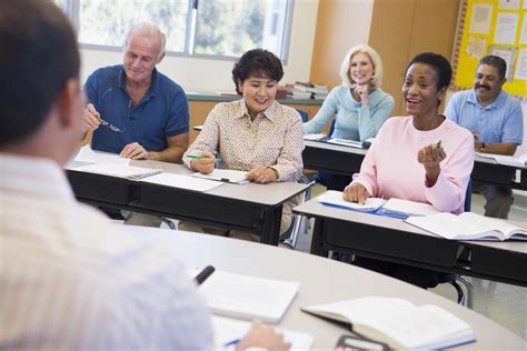 Adult education classes near me. English as a Second Language (ESL) classes are an invaluable resource for adults who are learning English. With free classes available in many cities and towns, there is no reason ... 