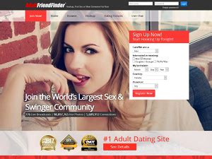 Adult FriendFinder has helped millions of people find traditional partners, swinger groups, threesomes, and a variety of other alternative partners. Adult dating through Adult FriendFinder saves you time and effort. AdultFriendFinder.com is engineered to help you quickly find and connect with your best adult dating matches. While adult dating .... Adult freindfinder