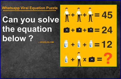 Adult genius image puzzles. com.  Solve the equation in the picture below...