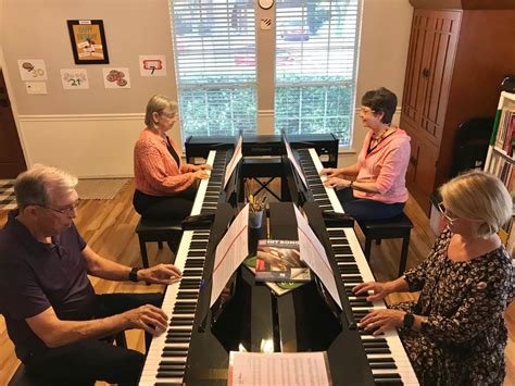 Adult piano classes. The instructors are fantastic, talented, professional and relate easily to their students. The convenience of them coming to you is also the absolute best. Highly recommend! Monica H. Charlotte, NC. Piano lessons in the comfort of your home. Our top piano teachers travel around Charlotte and teach any style: classical, pop, modern, jazz, & more! 