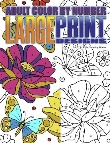 Read Online Adult Color By Number Large Print Designs Premium Adult Coloring Books Volume 14 By Lilt Kids Coloring Books