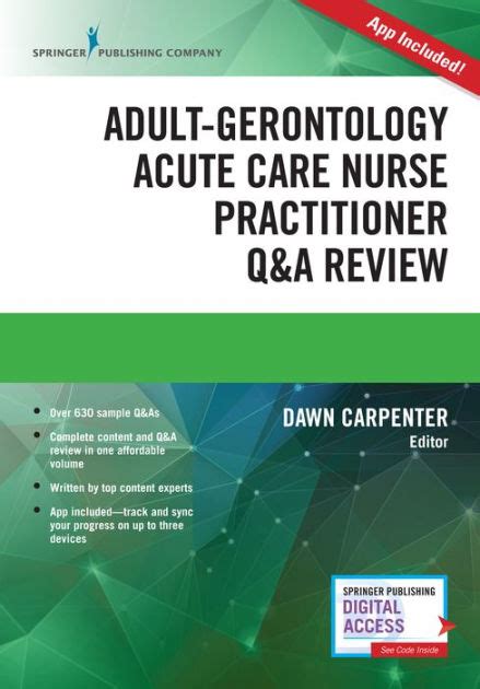 Read Adultgerontology Acute Care Nurse Practitioner Qa Review By Dawn Carpenter