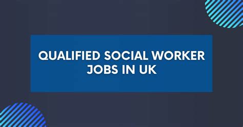 Adults jobs in Qualified Social Worker - Community Care