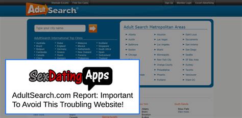 Adultsearch.clm - adultsearch.com. X close 9 comments. Thank You For Voting! We Appreciate Your Feedback. User Rating: Audio Review. My thoughts on Adult Search. AdultSearch is a site ...