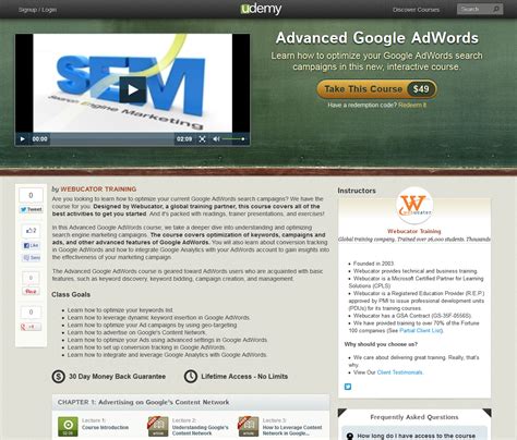 Advanced Adwords Training Notes