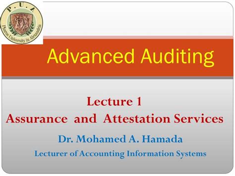 Advanced Audit