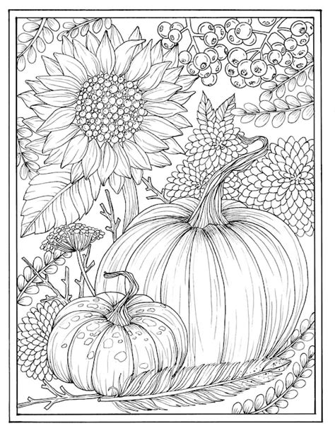 Advanced Coloring Pages Adult Fall Free for Adults Advanced Printable