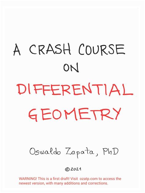 Advanced Differential Geometry