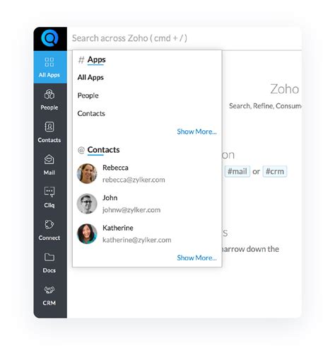 Advanced Features Zoho Mail