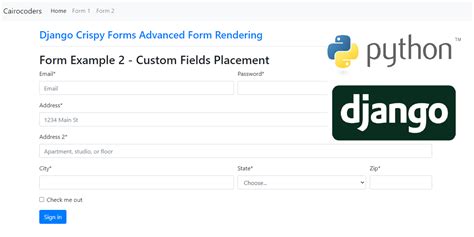 Advanced Form Rendering with Django Crispy Forms