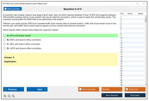 Advanced HPE6-A86 Testing Engine