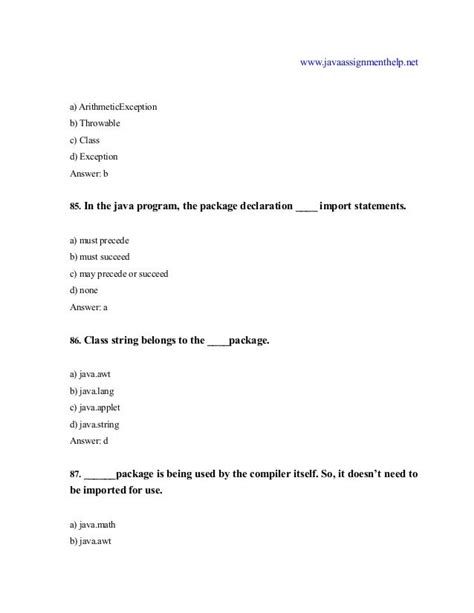 Advanced Java Multiple Choice Questions And Answers Pdf Of Msbte Camp Talk