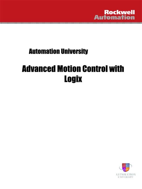 Advanced Motion Control with Kinetix
