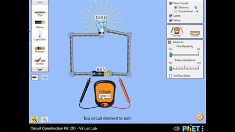 Advanced Simulations with Circuit Construction Kit DC Virtual Lab
